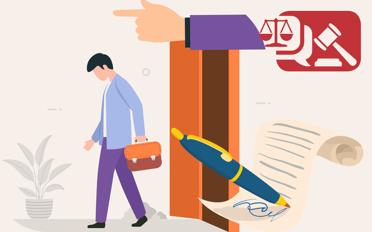 Bị cho nghỉ việc trước hạn hợp đồng tạm thời, luật sư tư vấn hướng giải quyết- Ảnh 1. Bị cho nghỉ việc trước hạn hợp đồng tạm thời, phải làm sao? - Ảnh minh họa: NGỌC THÀNH