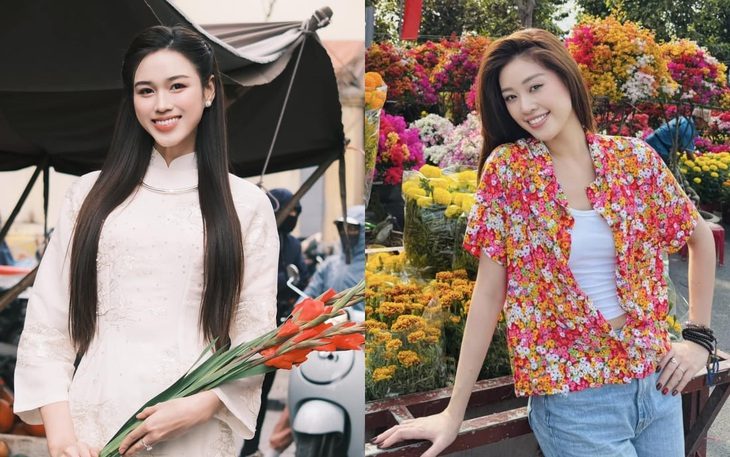 Mỹ nhân Việt trang hoàng nhà đón Tết Ất Tỵ; Sơn Tùng hát tặng fan dịp cuối năm - Ảnh 1. Các người đẹp trang trí nhà đón Tết; Sơn Tùng hát Đừng làm trái tim anh đau trong đêm gây sốt - Ảnh 1.