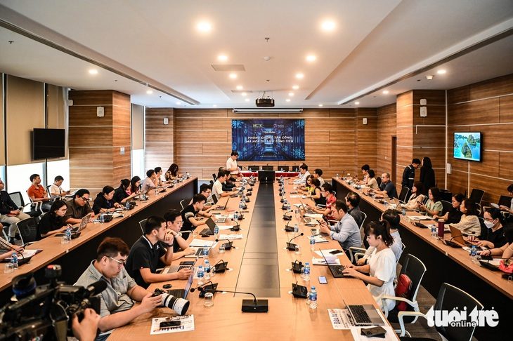 Cảnh báo tấn công mã độc tống tiền gia tăng dồn dập- Ảnh 1. Tọa đàm "Phòng chống tấn công mã hóa dữ liệu tống tiền" diễn ra chiều 5-4 - Ảnh: HỒNG QUANG