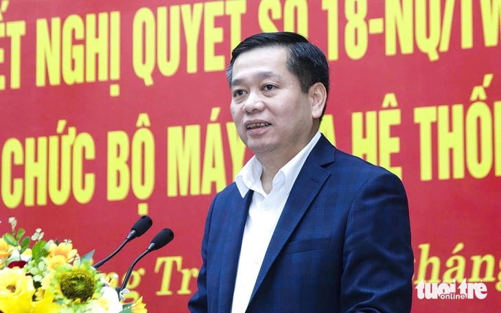 Bí thư Quảng Trị: Không để tiêu cực, 'quân anh quân tôi' trong sắp xếp bộ máy - Ảnh 1. Bí thư Quảng Trị: Không để tiêu cực, 'quân anh quân tôi' trong sắp xếp bộ máy - Ảnh 1.