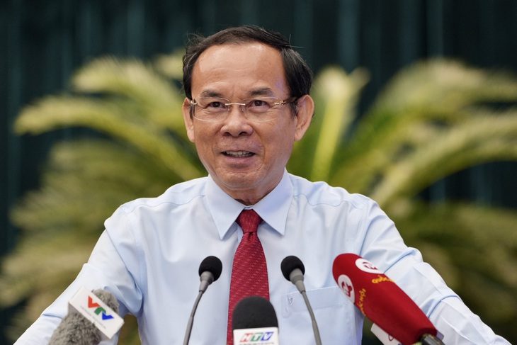 Bí thư Nguyễn Văn Nên: Vụ CDC Bình Dương rất mới, sự động viên để cán bộ dám nghĩ, dám làm- Ảnh 1. Bí thư Thành ủy TP.HCM Nguyễn Văn Nên - Ảnh: HỮU HẠNH