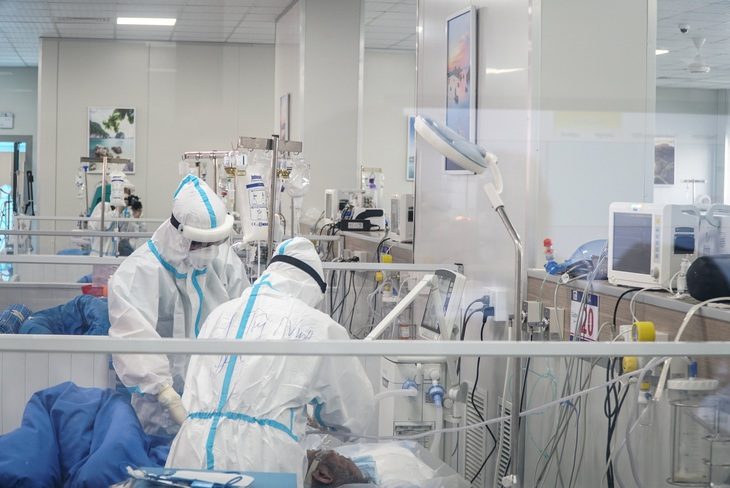 Khu điều trị bệnh nhân COVID-19 tại Hà Nội - Ảnh: NAM TRẦN Khu điều trị bệnh nhân COVID-19 tại Hà Nội - Ảnh: NAM TRẦN