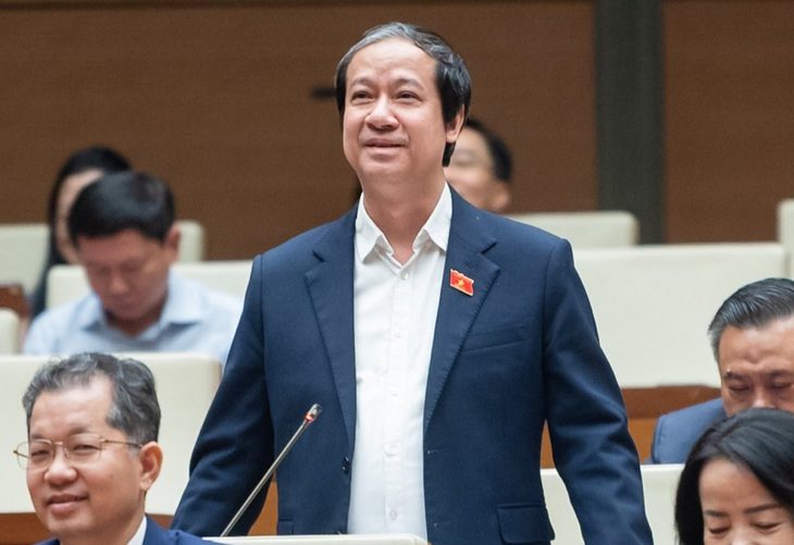 Đến ngày nào bộ trưởng có thể quét sạch được dạy thêm, học thêm trên toàn cõi Việt Nam? - Ảnh 1. Bộ trưởng Bộ Giáo dục và Đào tạo Nguyễn Kim Sơn - Ảnh: GIA HÂN