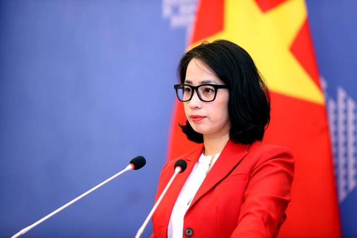 Người phát ngôn Bộ Ngoại giao Phạm Thu Hằng - Ảnh: Bộ Ngoại giao cung cấp Người phát ngôn Bộ Ngoại giao Phạm Thu Hằng - Ảnh: Bộ Ngoại giao cung cấp