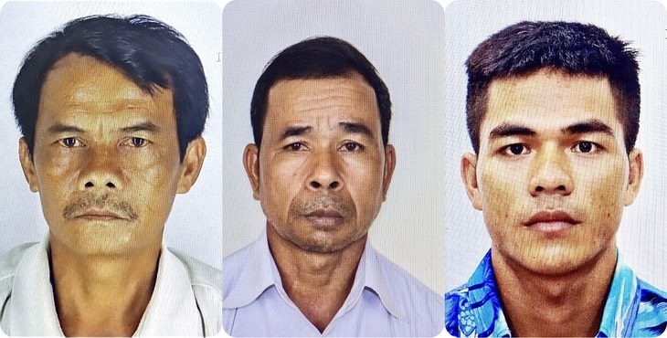 Bắt thêm ba nghi can vụ khủng bố UBND hai xã ở Đắk Lắk - Ảnh 1. 3 nghi phạm khủng bố vừa bị bắt (từ trái sang) gồm Nay Dương, Y Hoăl Êban và Y Khinh Liêng - Ảnh công an cung cấp